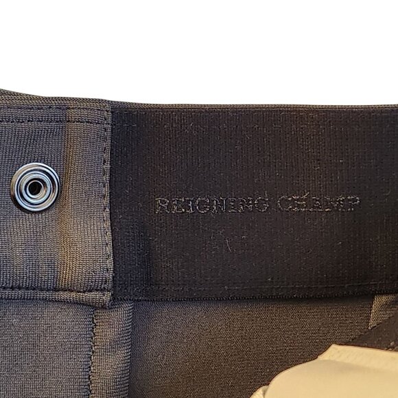 Reigning Champ Pants Men's 36 36x32 Gray Carbon Stretch Warp Knit Coach's Slim - Picture 15 of 15